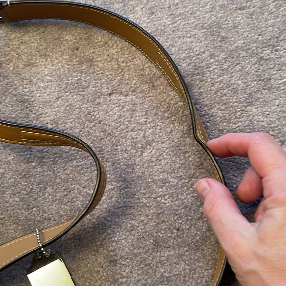 Hadley Multi Color Stripe Coach Bag - Picture 13 of 13